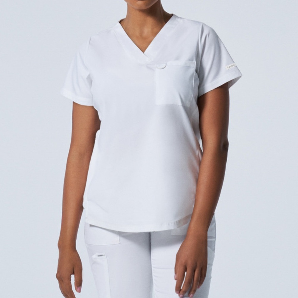 Jaanuu White Scrubs
